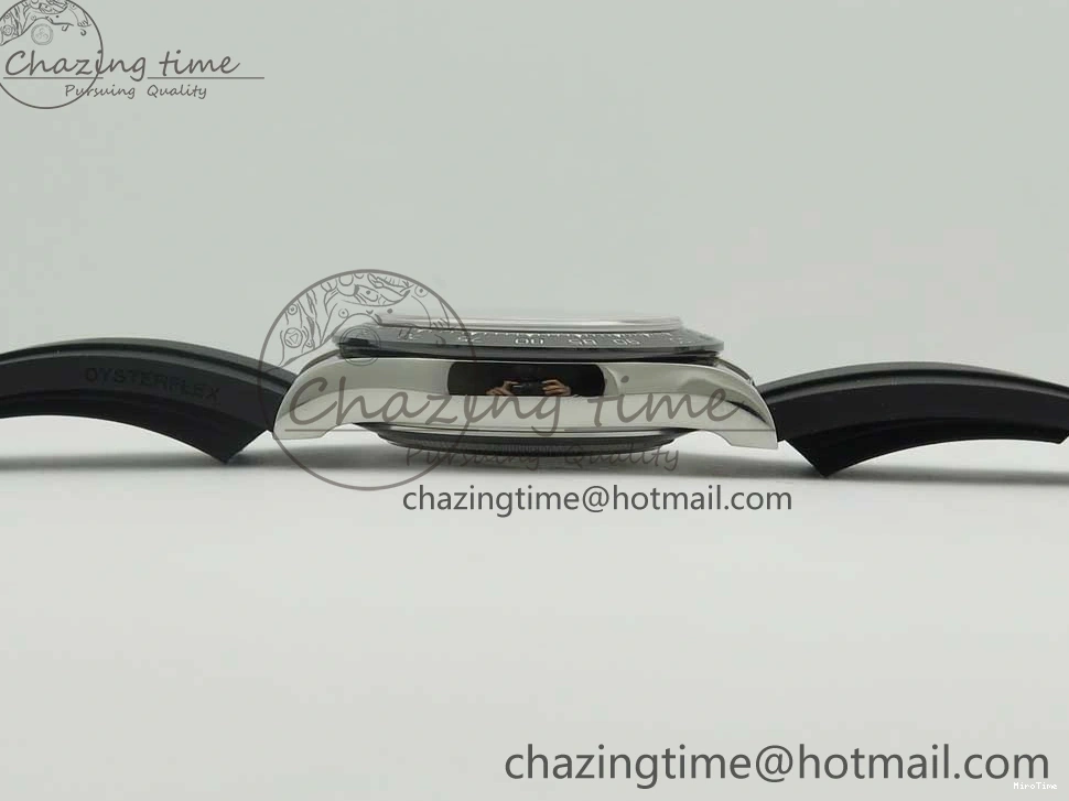 MiroTime 0119 Daytona 116519 Noob 1:1 Best Edition 904L SS Case Blue Dial on Black Rubber Strap SA4130 (Free Extra Strap) Compact 3290